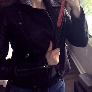 Topshop PU Biker Jacket